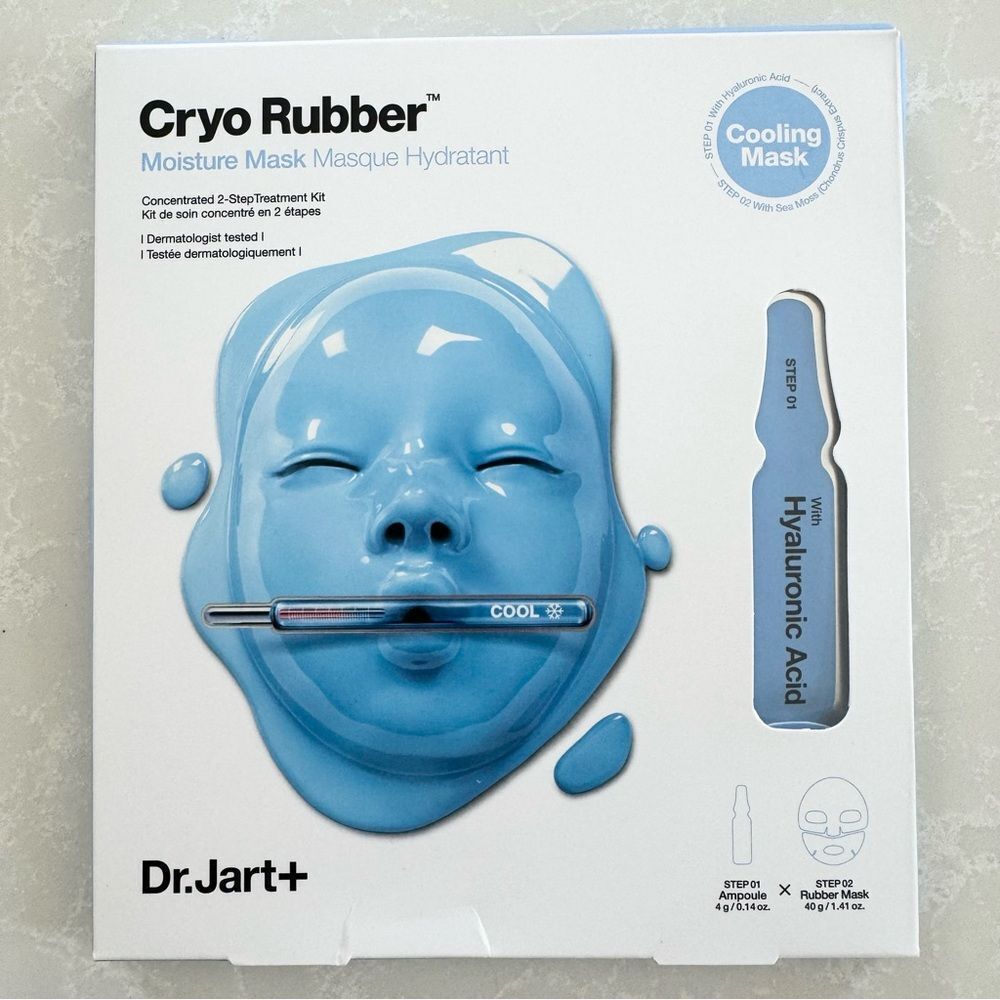 Dr. Jart+ Cryo Rubber Moisture Mask NWT